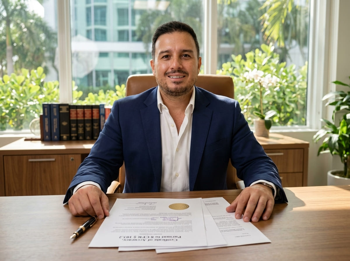 Jorge Cardona at his translation desk