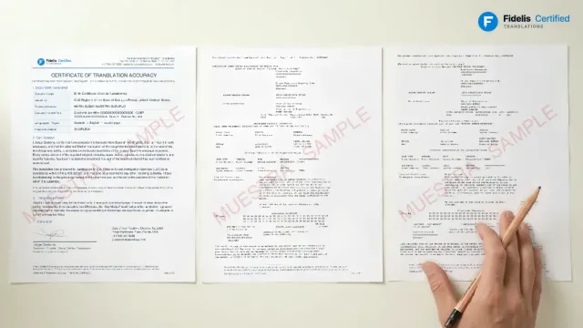 The certificate and the mirror translation, checked line by line